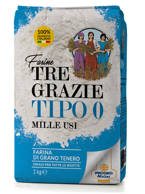 Tipo 0 di grano tenero - 100% frumento italiano